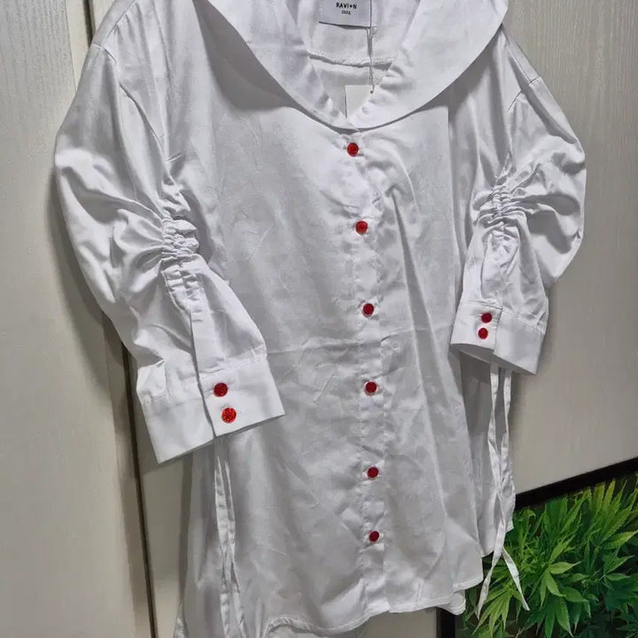 [BUNJANG] RAVI+N White Sailor Blouse / (타임세일)(새상품)RAVI+N 화이트 세일러 블라우스
