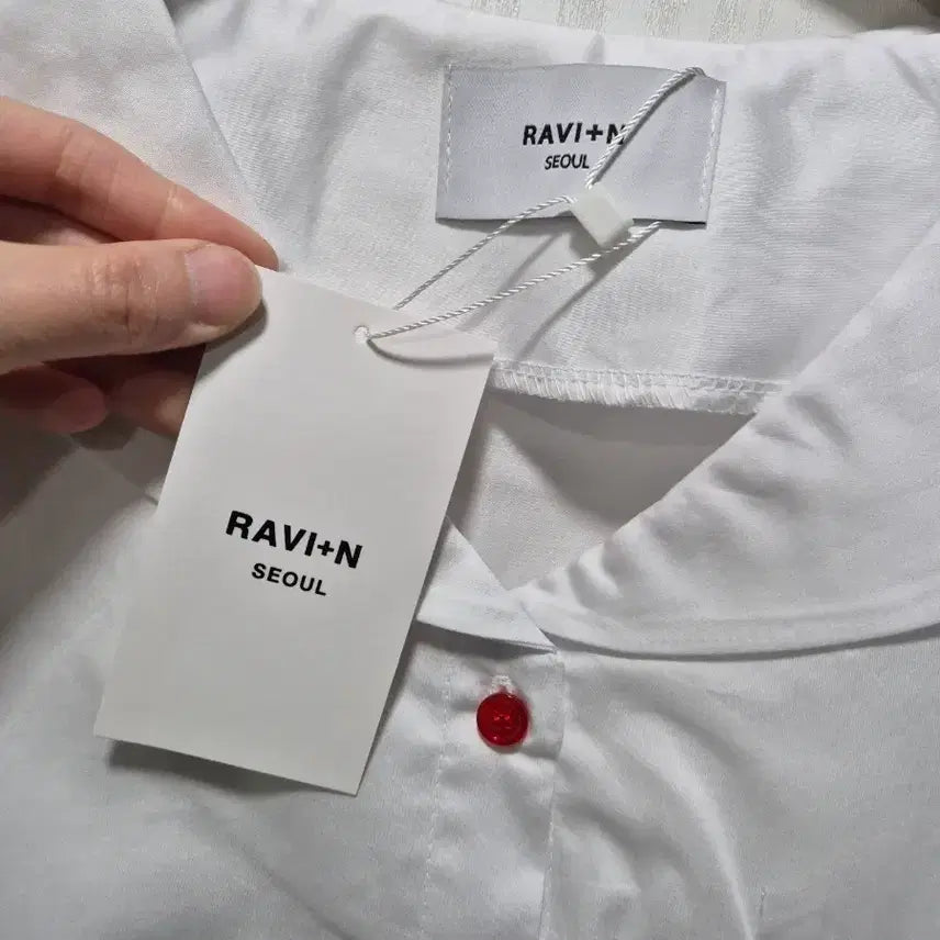 [BUNJANG] RAVI+N White Sailor Blouse / (타임세일)(새상품)RAVI+N 화이트 세일러 블라우스