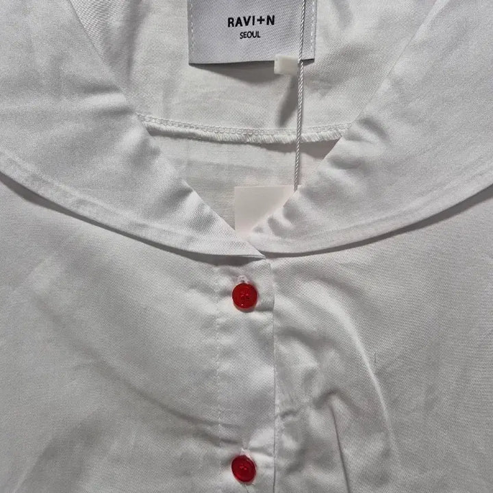 [BUNJANG] RAVI+N White Sailor Blouse / (타임세일)(새상품)RAVI+N 화이트 세일러 블라우스
