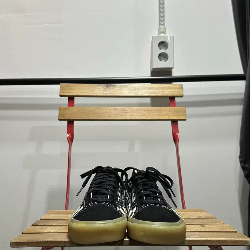 [BUNJANG] Vans Old Skool Checker Gumsole Sneakers / 275) 반스 운동화 남성 남자 신발 올드스쿨 체커 검솔