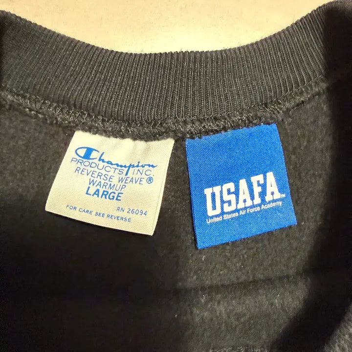 [BUNJANG] Champion Blue Tag Reverse Weave Air Force Academy Sweatshirt / 챔피온 블루택 리버스위브 에어포스 아카데미 스웩셔츠