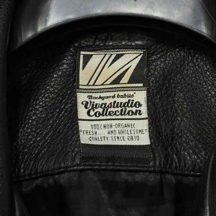 [BUNJANG] VIVASTUDIO British Style Leather Jacket / 비바스튜디오 더블 라이더 가죽 자켓