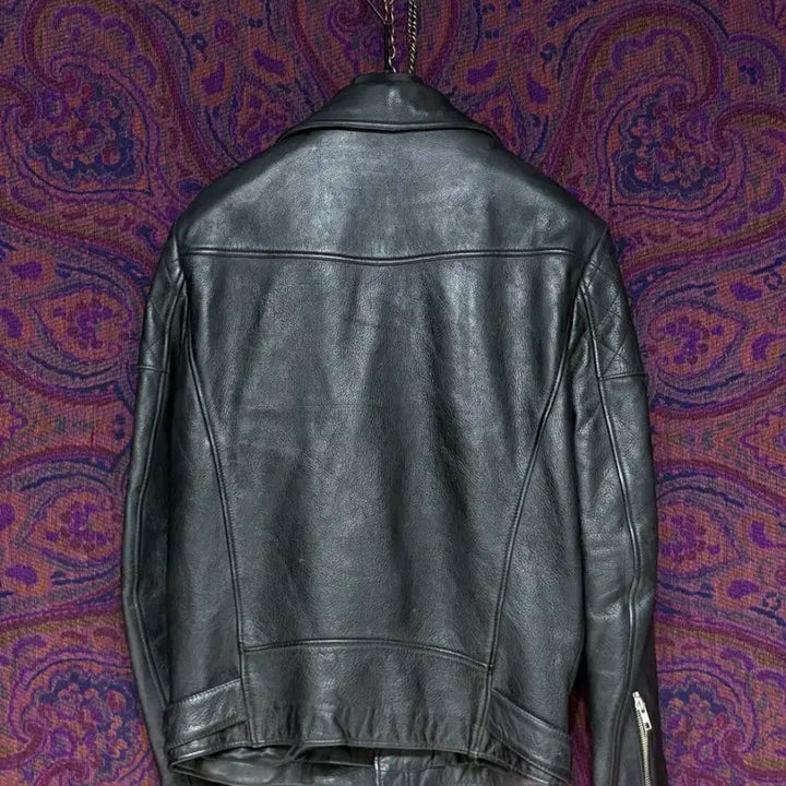 [BUNJANG] VIVASTUDIO British Style Leather Jacket / 비바스튜디오 더블 라이더 가죽 자켓