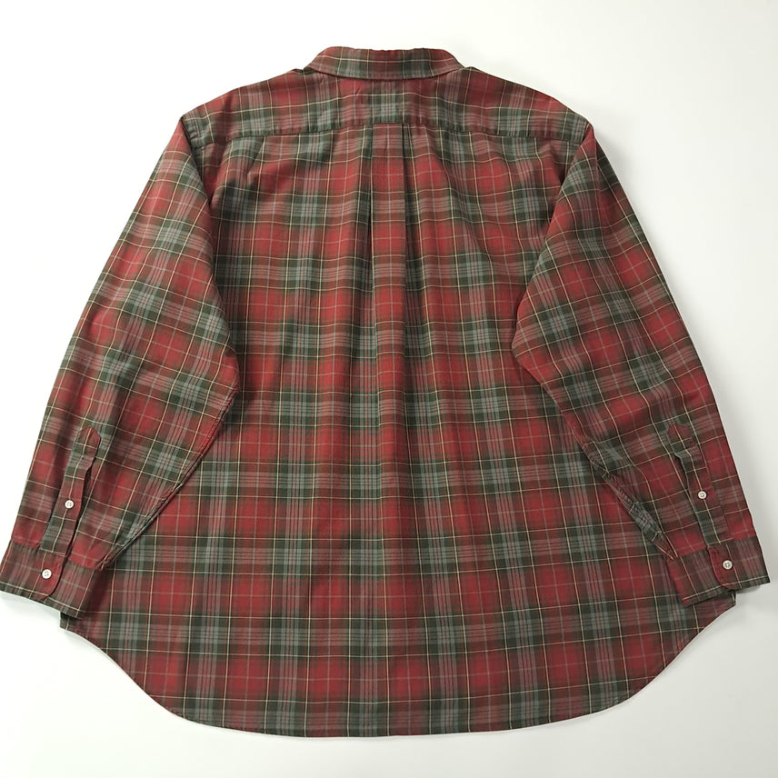 [SOLD OUT] CK276 3XLB 폴로 90s 클래식 타탄체크 레드그린 셔츠 남방