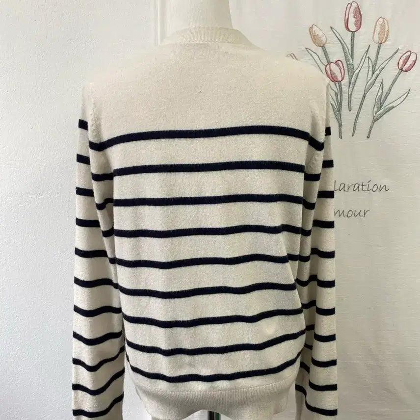 [SOLD OUT] 폴앤조(Paul &amp; Joe) 금장 스트라이프 가디건131