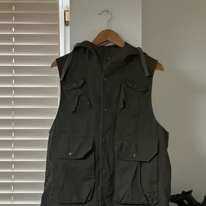 [BUNJANG] Engineered Garments Field Vest Olive / 엔지니어드 가먼츠 필드 베스트 M 올리브 색상