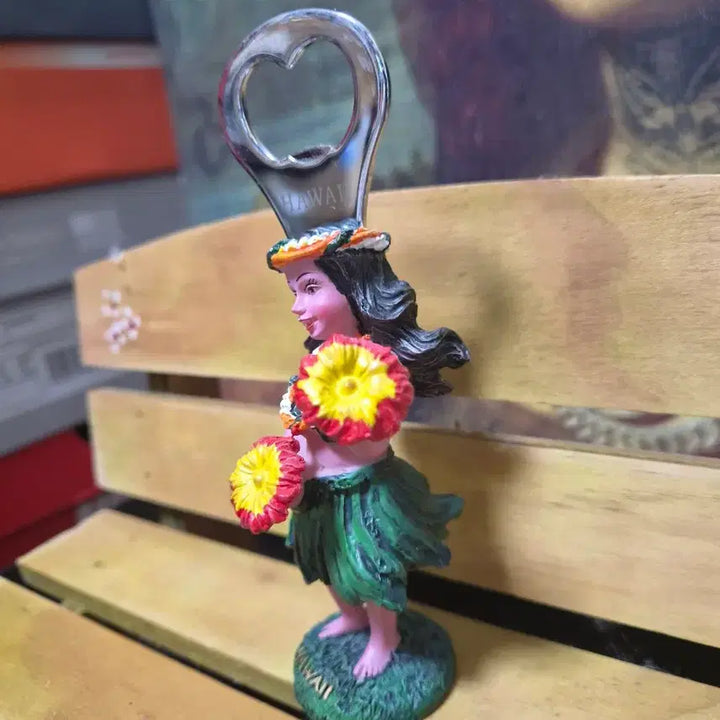 [SOLD OUT] 하와이 훌라걸 병따개 장식품