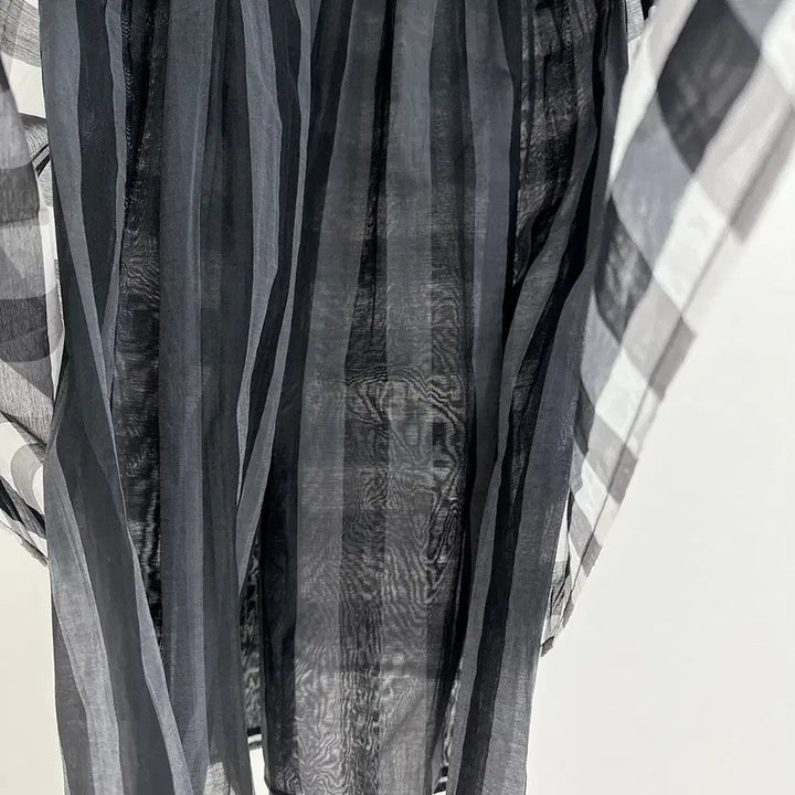 [SOLD OUT] 수입 디자인 니트블록 원피스