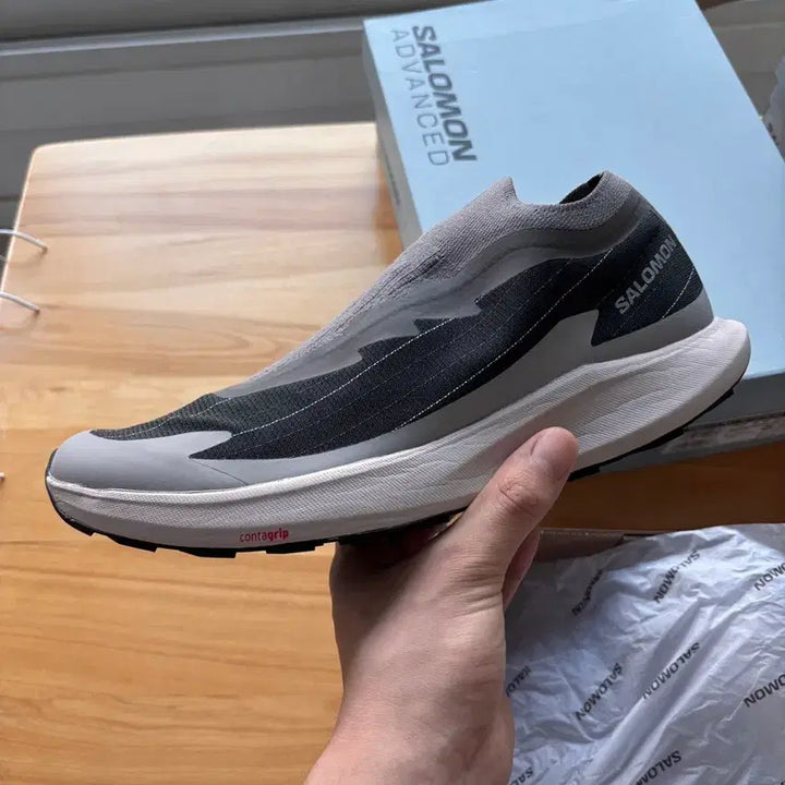 [BUNJANG] Salomon ADV Pulsar Reflective Slip-On Sneakers / 살로몬 ADV 펄사 리플렉티브 슬립온 새상품 280 그레이 로즈