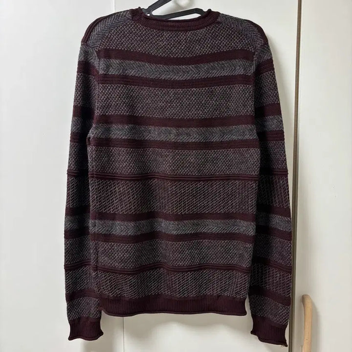 [BUNJANG] Solid Homme Striped Knit Sweater / (새제품) 솔리드옴므 스프라이트 니트