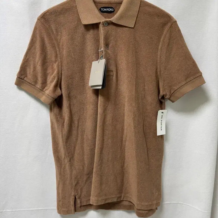[SOLD OUT] 톰포드 브라운 테리 피케 티셔츠 50
