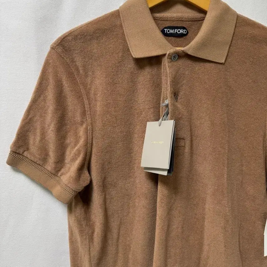 [SOLD OUT] 톰포드 브라운 테리 피케 티셔츠 50