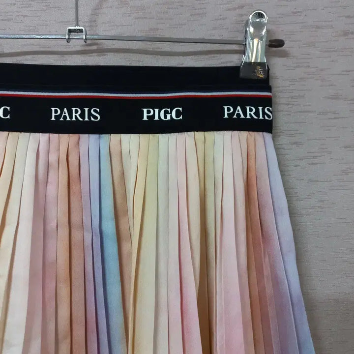 [BUNJANG] PIGC Pleated Skirt / B4-17/PIGC 배색 플리츠 스커트 여성
