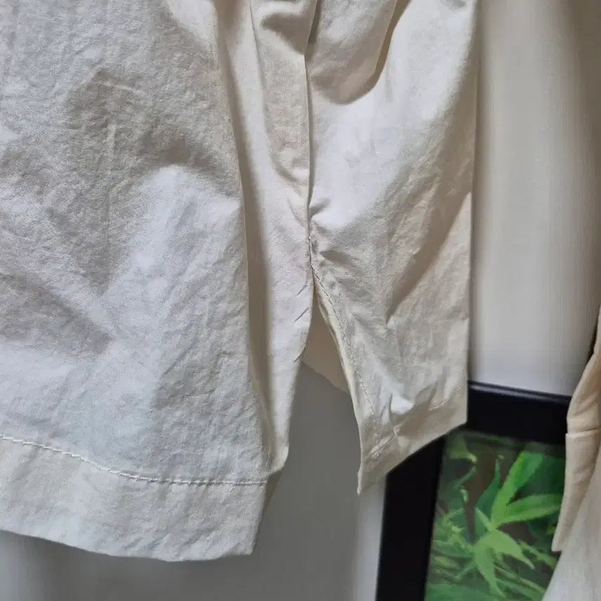 [BUNJANG] Marie Claire Butter Beige Shirt Blouse / (타임세일)(새상품)마리끌레르 버터색 셔츠 블라우스