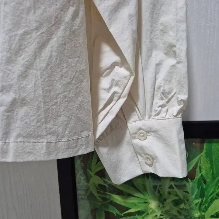[BUNJANG] Marie Claire Butter Beige Shirt Blouse / (타임세일)(새상품)마리끌레르 버터색 셔츠 블라우스