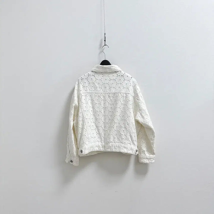 [BUNJANG] Benetton Cotton Denim Jacket / 베네통 펀칭 코튼 데님 자켓