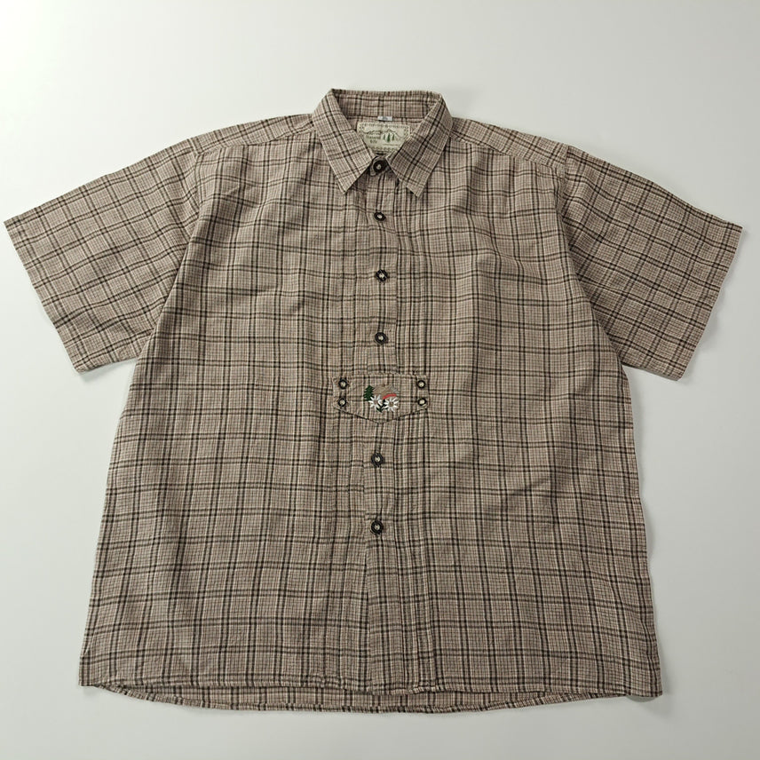 [SOLD OUT] CK278 L 내추럴라이프 90s 트라흐텐 바바리안 반팔 알펜 셔츠 남방