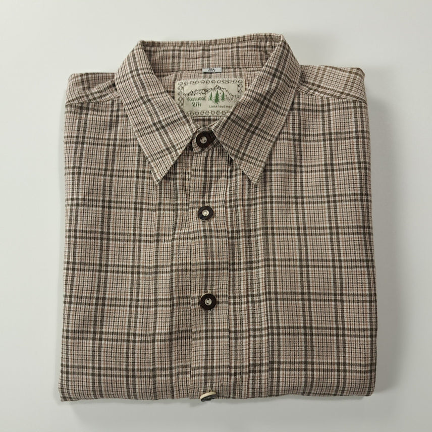 [SOLD OUT] CK278 L 내추럴라이프 90s 트라흐텐 바바리안 반팔 알펜 셔츠 남방