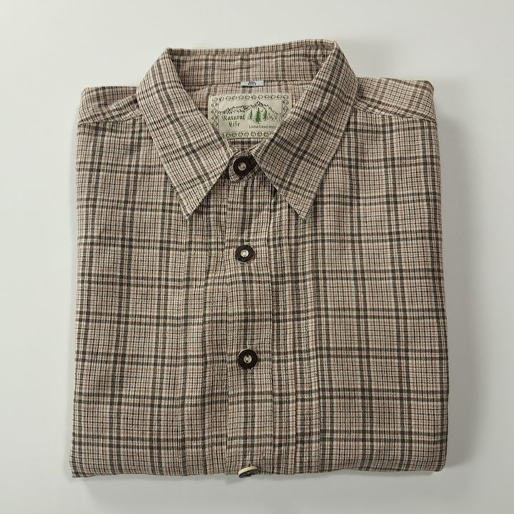 [SOLD OUT] CK278 L 내추럴라이프 90s 트라흐텐 바바리안 반팔 알펜 셔츠 남방