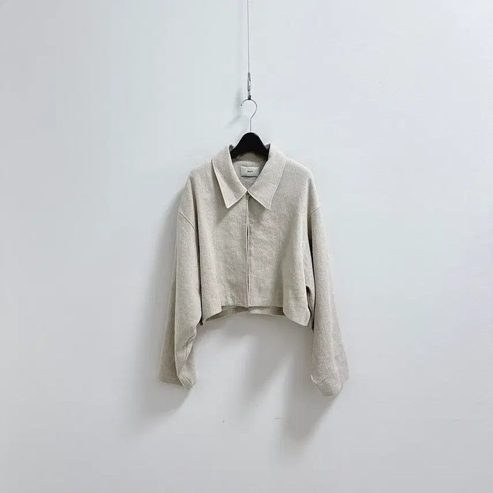 [BUNJANG] Object Linen Blend One-Button Jacket / 오브젝트 원버튼 린넨 혼방 자켓