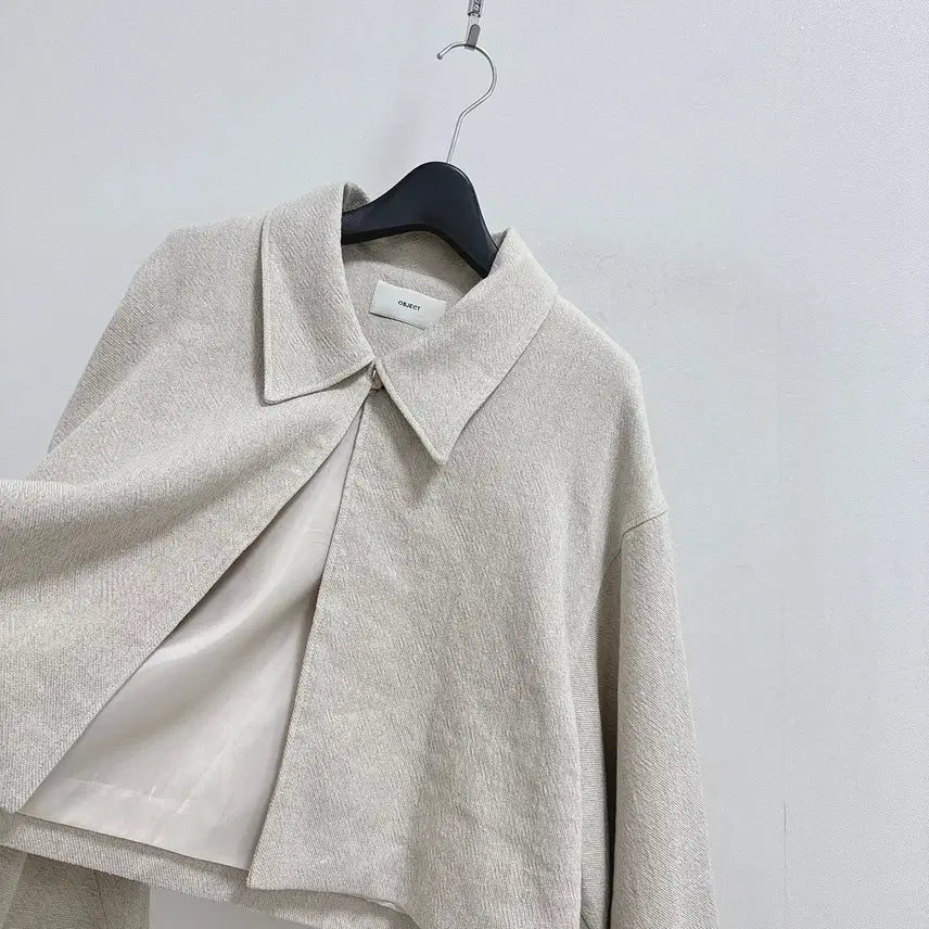 [BUNJANG] Object Linen Blend One-Button Jacket / 오브젝트 원버튼 린넨 혼방 자켓