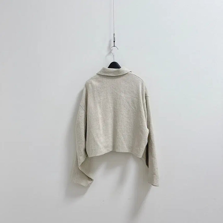 [BUNJANG] Object Linen Blend One-Button Jacket / 오브젝트 원버튼 린넨 혼방 자켓