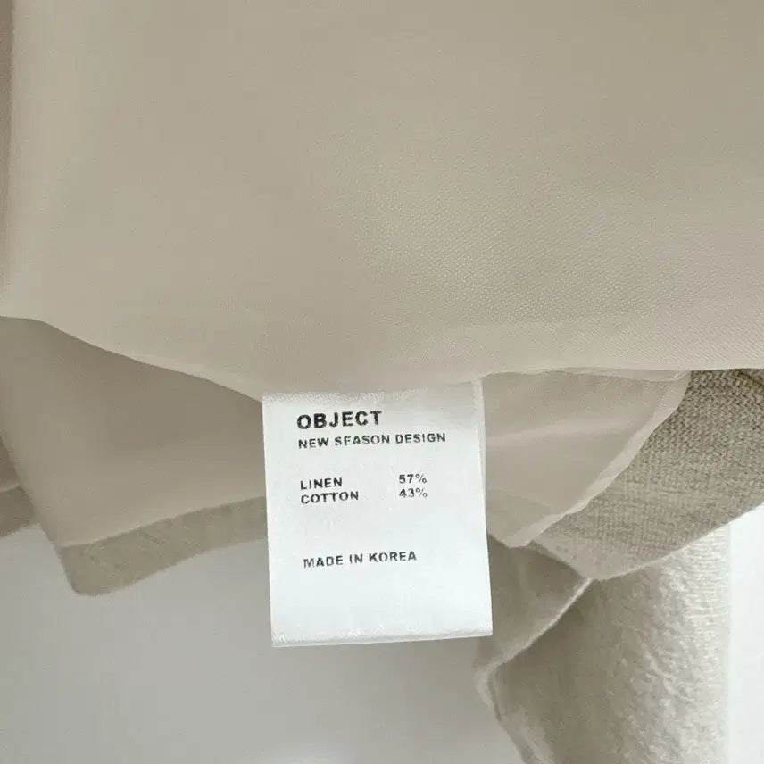 [BUNJANG] Object Linen Blend One-Button Jacket / 오브젝트 원버튼 린넨 혼방 자켓