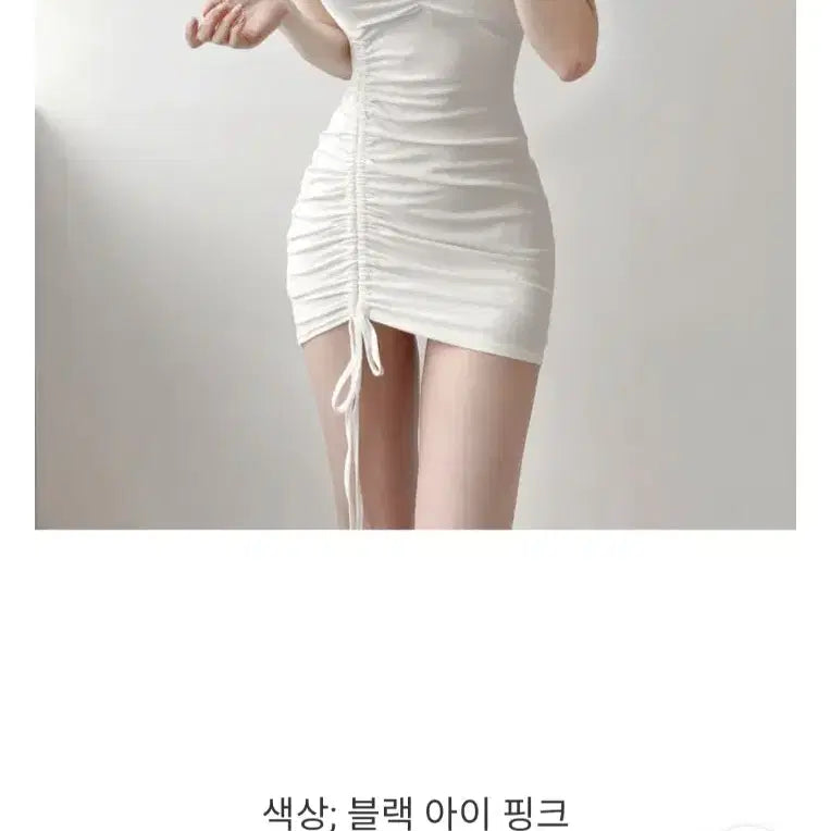 [BUNJANG] Avely Black Shirred Mini Dress / 섹시 쫀쫀 에이블리 블랙 셔링 미니 원피스