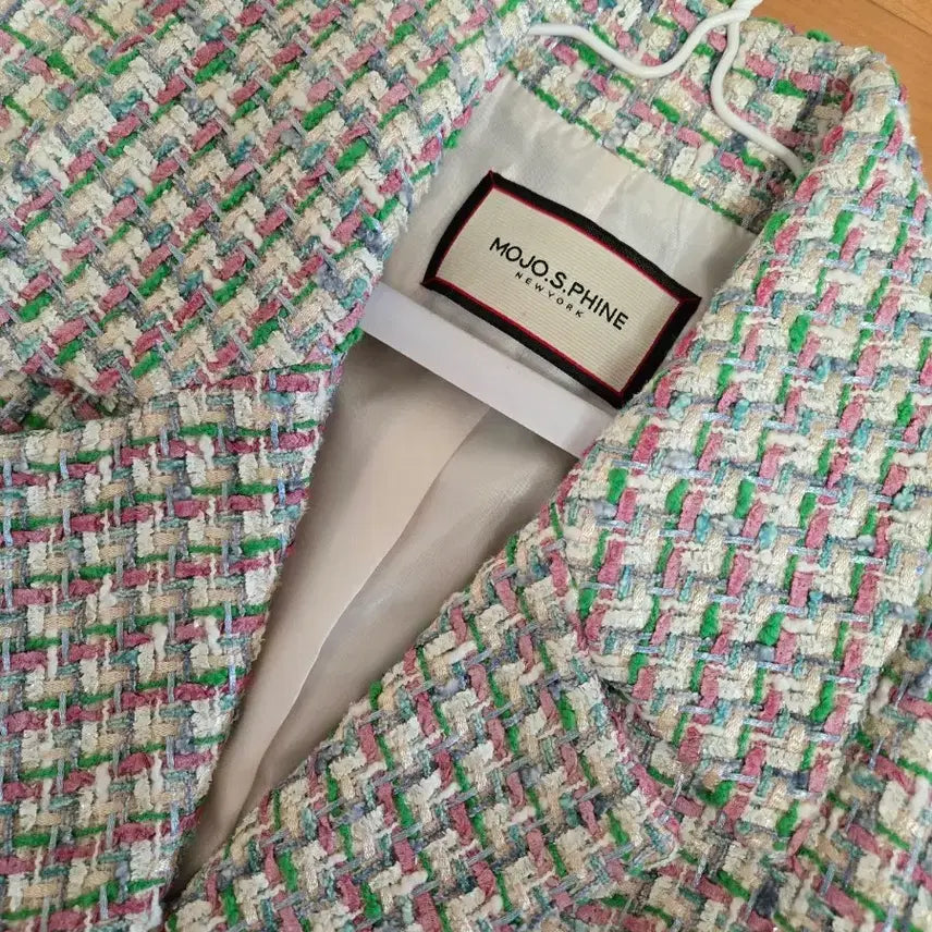 [BUNJANG] MojoSphin Tweed Long Coat / 모조에스핀 트위드 코트