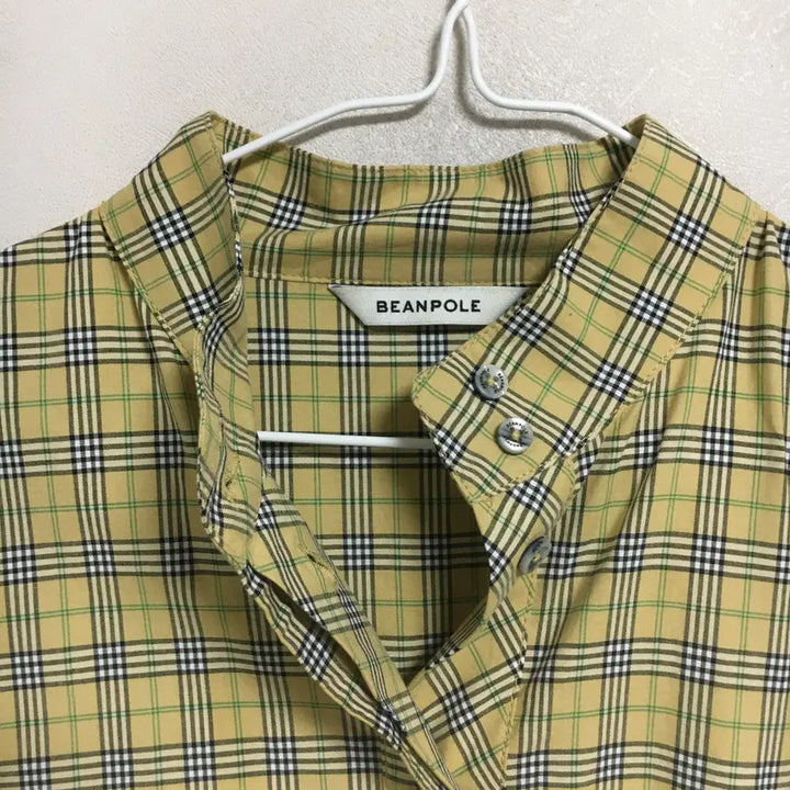 [BUNJANG] Beanpole Ladies Checkered Shirt Dress 90 / 빈폴 레이디스 체크 셔츠 원피스 90