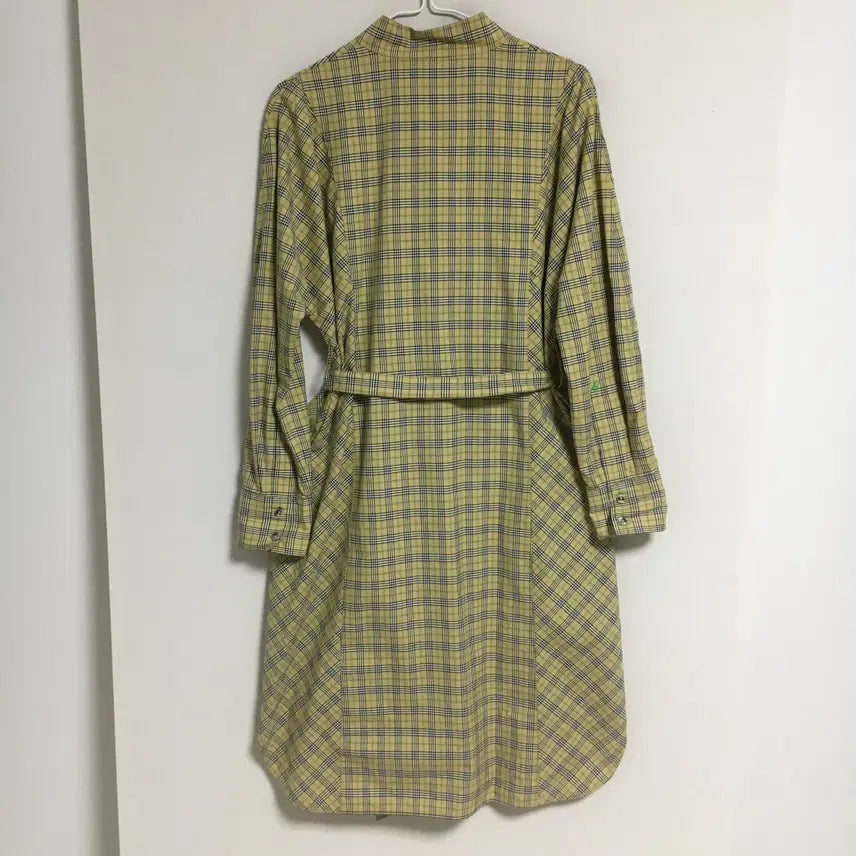 [BUNJANG] Beanpole Ladies Checkered Shirt Dress 90 / 빈폴 레이디스 체크 셔츠 원피스 90