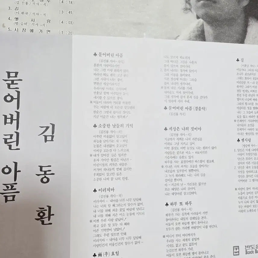 [SOLD OUT] 김동환 - 묻어버린 아픔 LP