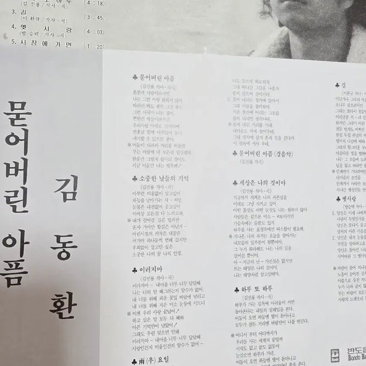 [SOLD OUT] 김동환 - 묻어버린 아픔 LP