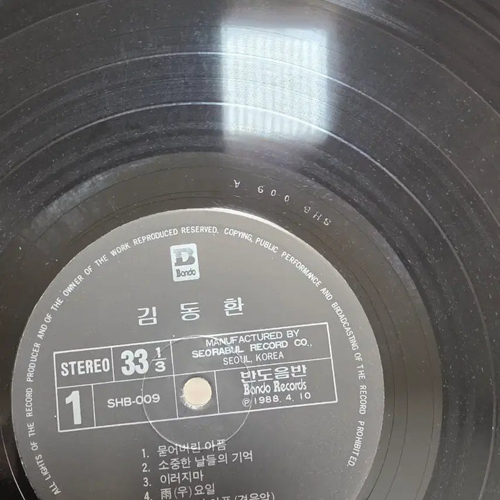 [SOLD OUT] 김동환 - 묻어버린 아픔 LP