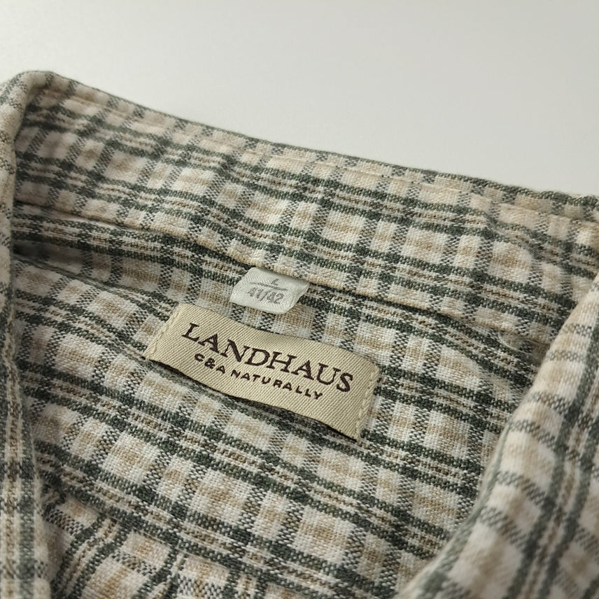 [SOLD OUT] CK279 L 란트하우스 90s 트라흐텐 바바리안 반팔 알펜 셔츠 남방