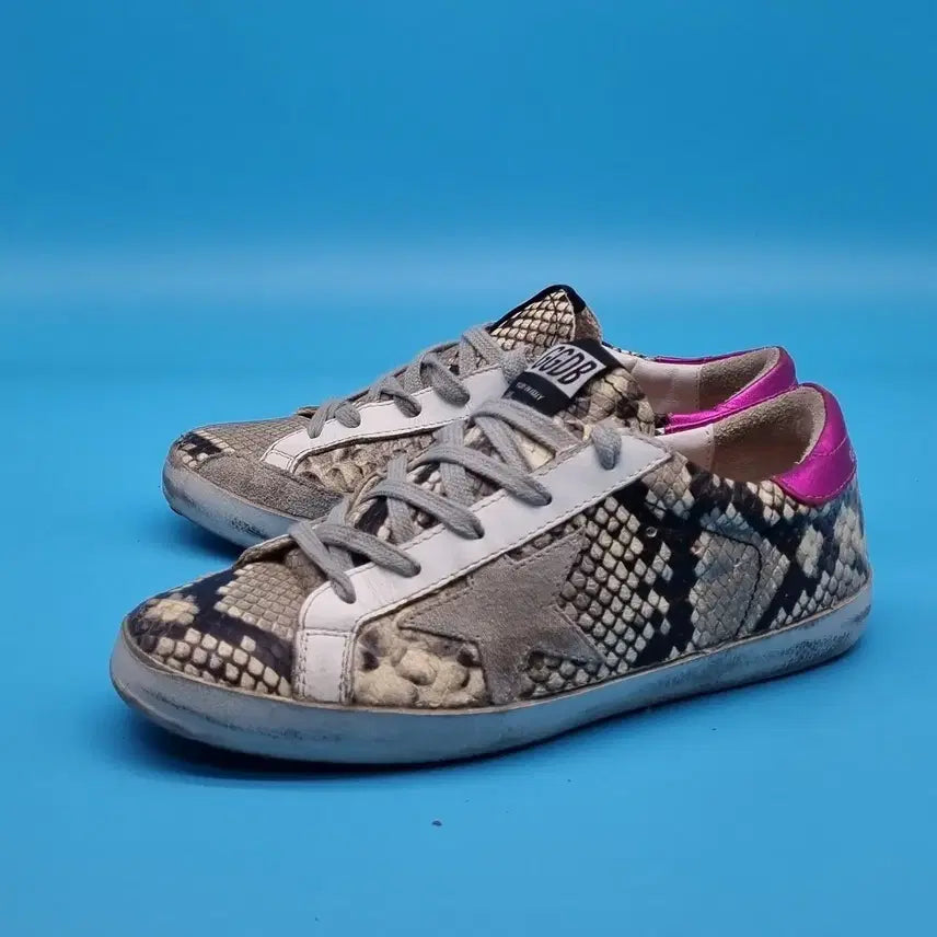 [BUNJANG] Golden Goose Superstar Snake Kids Sneakers 220 / O 골든구스 슈퍼스타 스네이크 아동운동화 220
