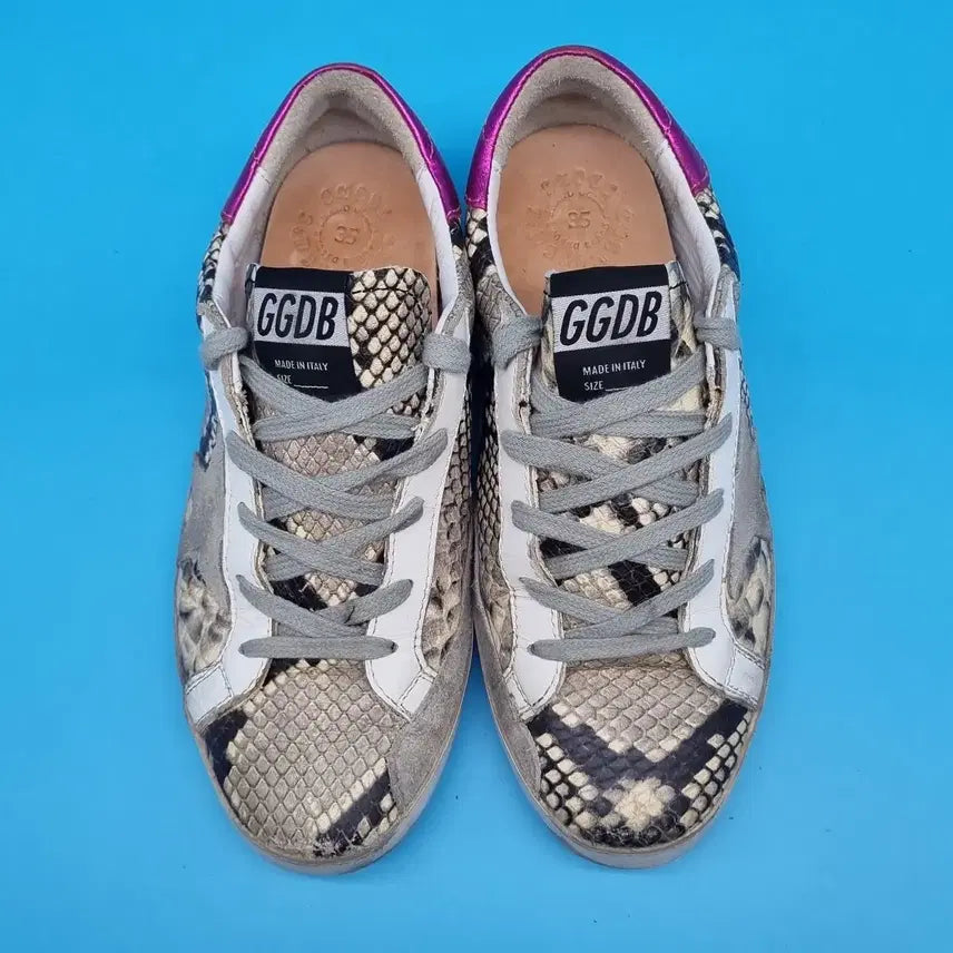 [BUNJANG] Golden Goose Superstar Snake Kids Sneakers 220 / O 골든구스 슈퍼스타 스네이크 아동운동화 220