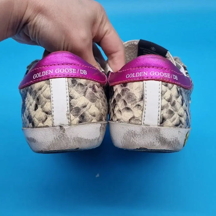 [BUNJANG] Golden Goose Superstar Snake Kids Sneakers 220 / O 골든구스 슈퍼스타 스네이크 아동운동화 220