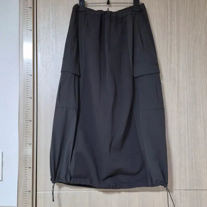 [BUNJANG] NBA Charcoal Long Skirt / NBA 챠콜  롱스커트 66 스트링 허리밴드