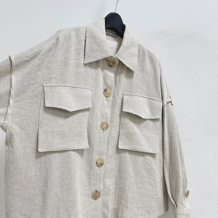 [BUNJANG] MOVB Loose Fit Linen Jacket / 모브 루즈핏 린넨 자켓