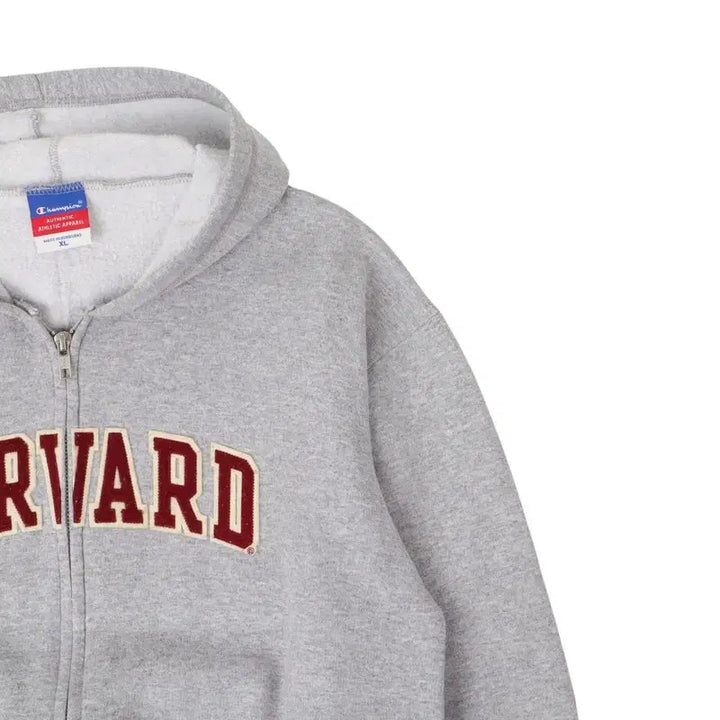 [BUNJANG] Champion Harvard University Gray Hoodie Zip-up / 챔피온 그레이 하버드 유니버시티 후드집업