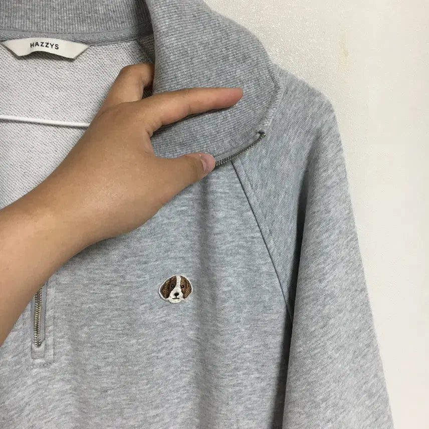 [BUNJANG] Hazzys Ladies Half-Zip Dress 90 / 23 헤지스 레이디스 반집업 원피스 90