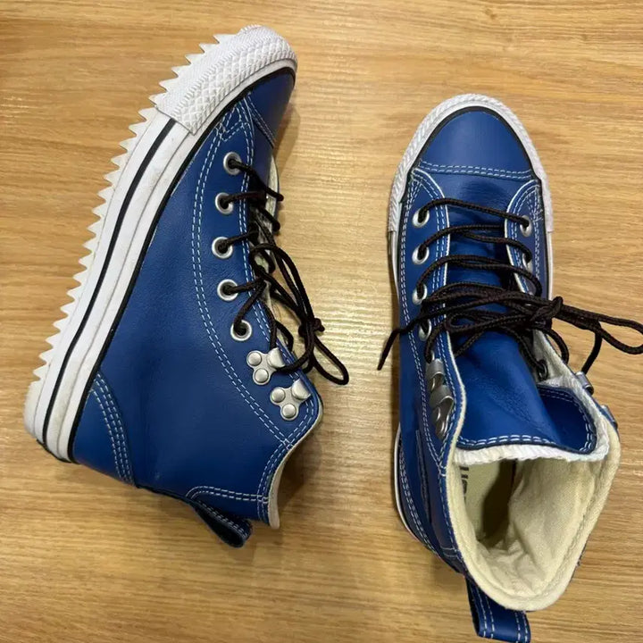 [BUNJANG] Converse All Star Leather High-Top Sneakers (230) / 컨버스올스타가죽하이탑운동화230