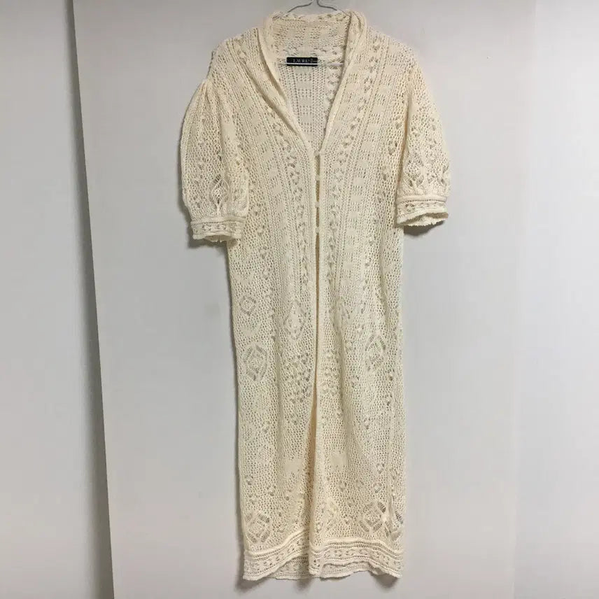 [BUNJANG] Ralph Lauren Polo Crochet Long Cardigan M / 랄프로렌폴로 신상 크로셰 롱 가디건 M