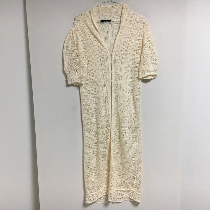 [BUNJANG] Ralph Lauren Polo Crochet Long Cardigan M / 랄프로렌폴로 신상 크로셰 롱 가디건 M