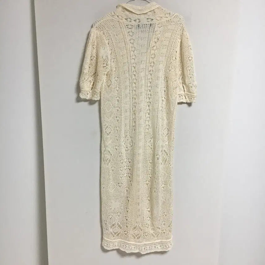 [BUNJANG] Ralph Lauren Polo Crochet Long Cardigan M / 랄프로렌폴로 신상 크로셰 롱 가디건 M