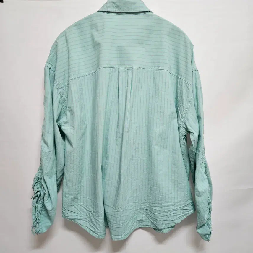 [BUNJANG] Japan Vintage Striped Shirred Shirt / Japan Vintage 스트라이프 셔링 셔츠 F