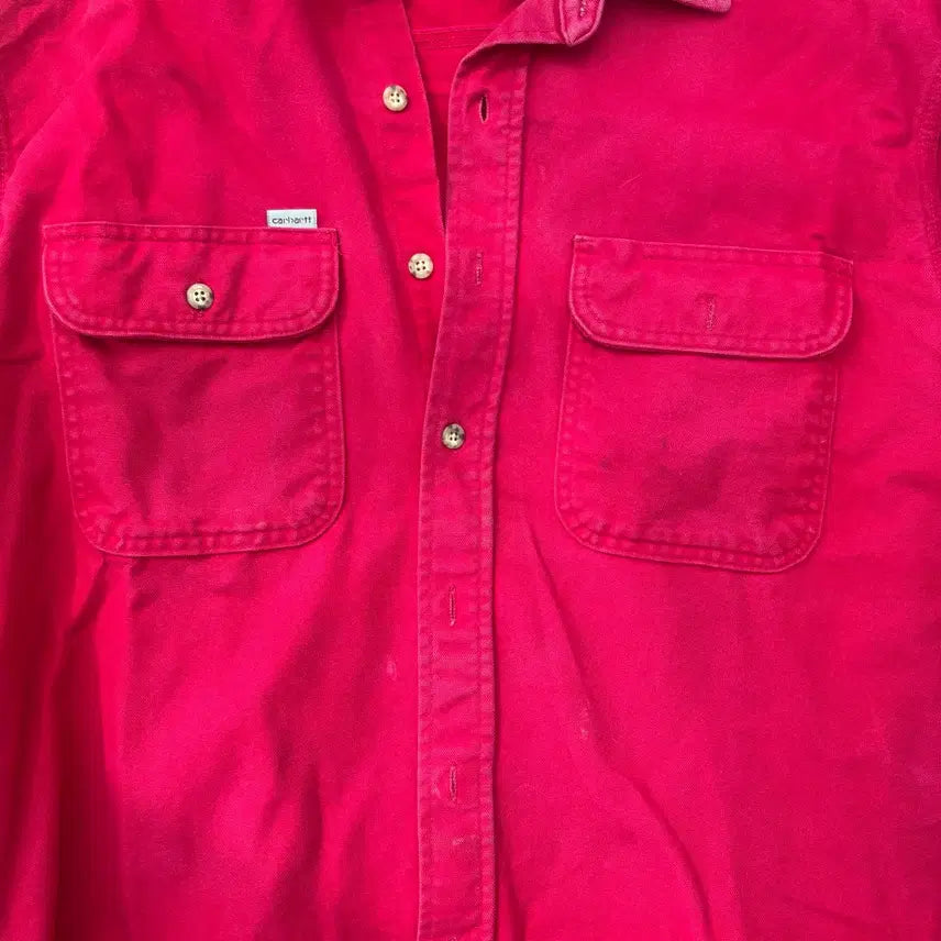 [BUNJANG] Carhartt Red Work Shirt / Carhartt Washed Red Work Shirt  칼하트