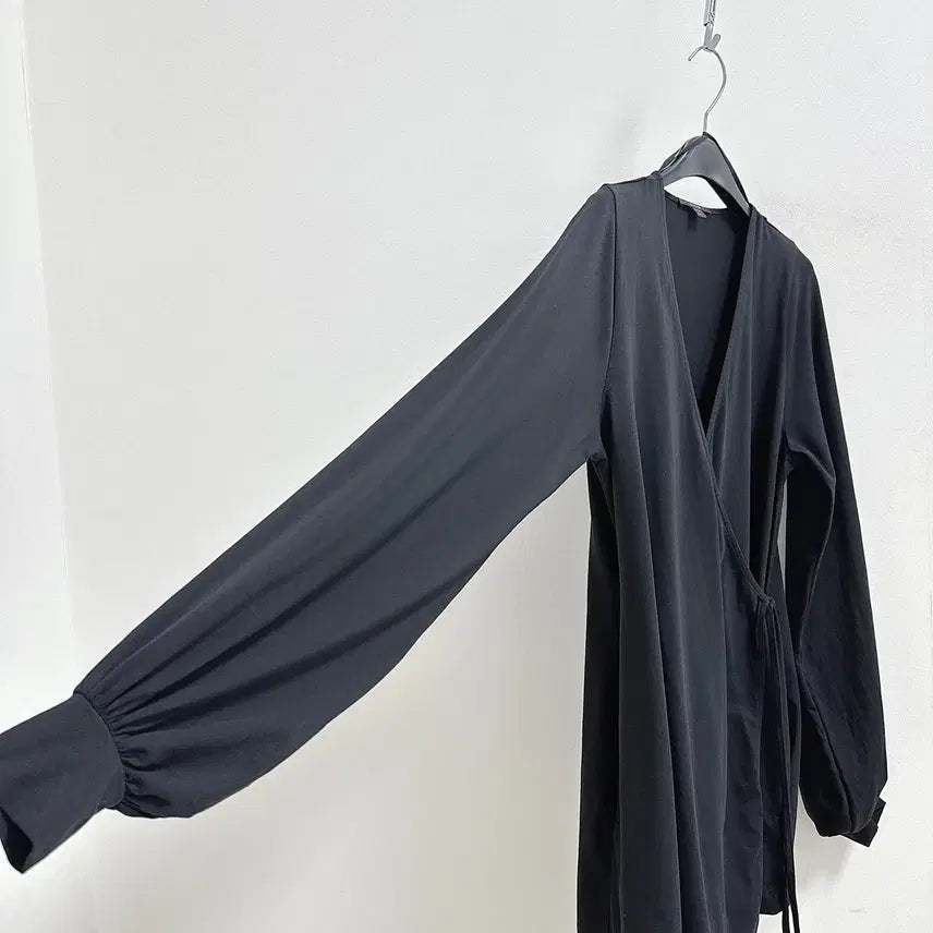 [BUNJANG] COS Balloon Sleeve Wrap Cardigan / 코스 벌룬소매 랩 가디건