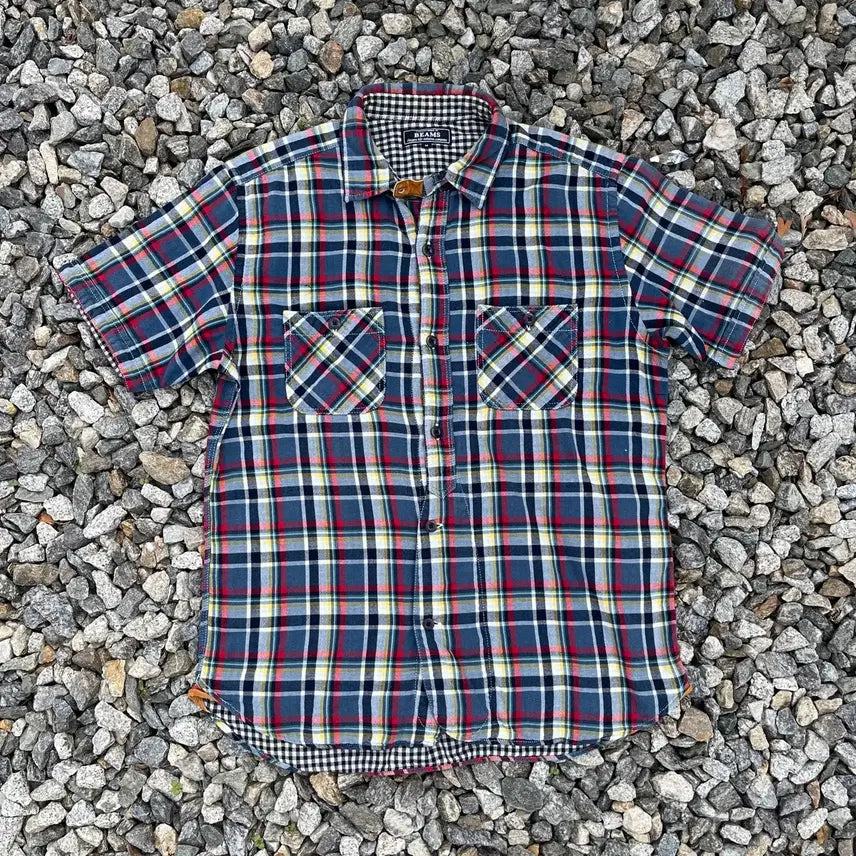 [BUNJANG] BEAMS Checkered Shirt / BEAMS 체크 셔츠 (실측확인)